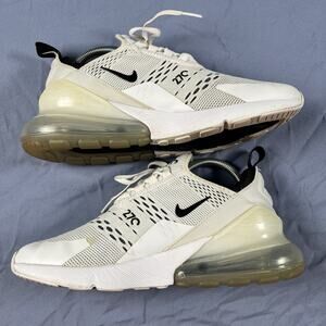 Nike Air Max 270 Women’s Size 8 Running Shoes White Training Sneakers AH6789-100